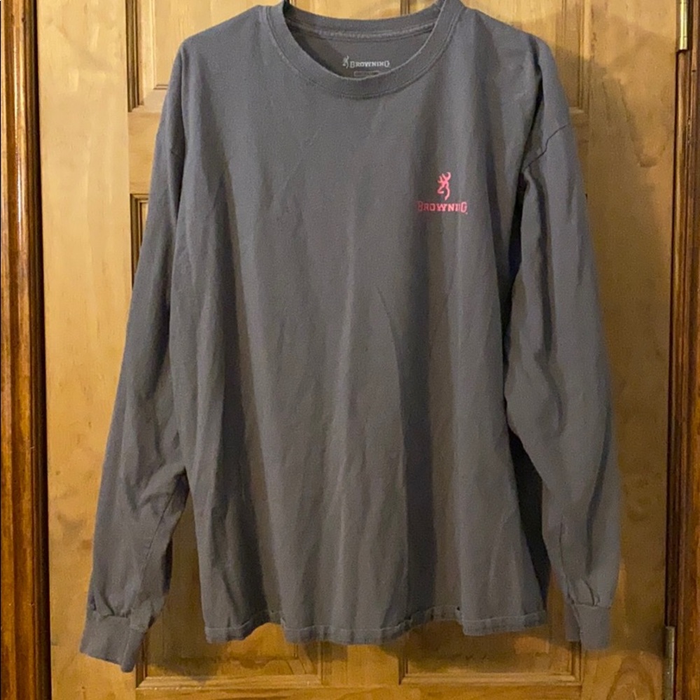 Browning long sleeve logo shirt